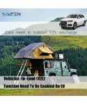 WUFEN EVSE Discharg Cable GBT 3.5KW 16A 110V With 1-15Plug and 5-15Plug Socket for Electric Car Side V2L For GBT BYD Branded car