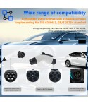 Type 2 to GBT Adapter 32A 7.2/22KW EV Charger Adapter Type2 to GBT China Standard Eletric Vehicle Converter For Chinese Car