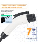 For Connecting IEC 62196 Type 2 Female Socket EVSE Charging Pile And China EV 22KW Type2 to GB/T 20234 Charging Cable 32A 3P480V