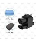 WUFEN MAX 250KW DC+AC From CCS2 Charger to CCS1 EV CCS2 to CCS1 Electric Vehicle Charger DC Fast Ev Charging Adapter Auto parts