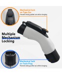 NACS to J1772 Adapter for Tesla Charger 80A Max Compatible Tesla to J1772 Adapter EV Charger Adapter for type1 electric vehicles