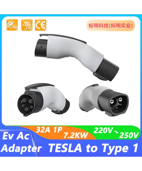 Tesla charging stations Electric Car 250V EV Charger 32A 7KW Tesla To GBT Adapter for GBT car BYD JAC in Mexico national