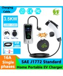EV Charger Type2 Charger Portable Electric Vehicle Car Fast Charger 3.5KW 16A Type1 GBT Tesla Wallbox EVSE Charger Station